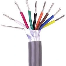 IEC, DIN, BS, 450/750V AC Copper Conductor, XLPE Insulated, Braiding Shielded, PVC Sheathed Flexible Control Cable