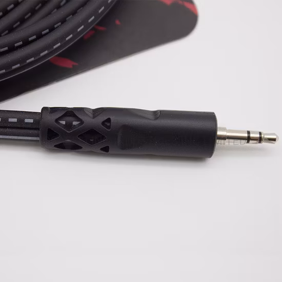 Electric PVC Wire Flexible AV Control Cable with Audio Connector 3.5 Stereo to 2X6.35 Plug (FAC20)