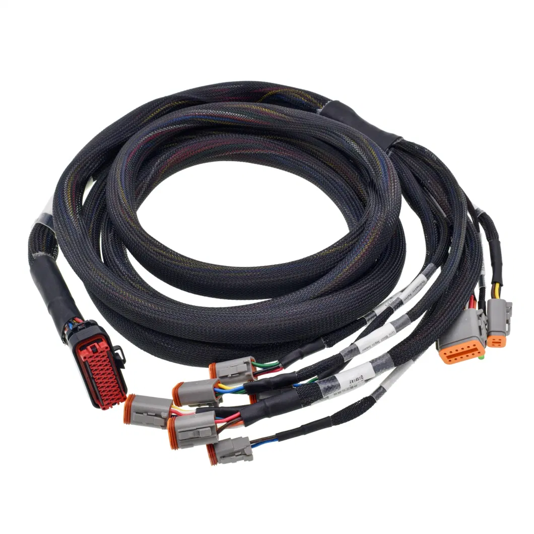 Customized IP65/IP67 Crimping Assembly Waterproof Aviation Connector Truck Industry Backup Storage Cable