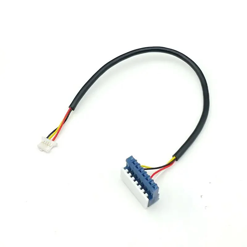 Custom Te 3-640442-5 51146-0500 5pin 1.25mm Pitch Wire Harness to 2.54 IDC Cable Blue UL2464 28AWG Cable Harness