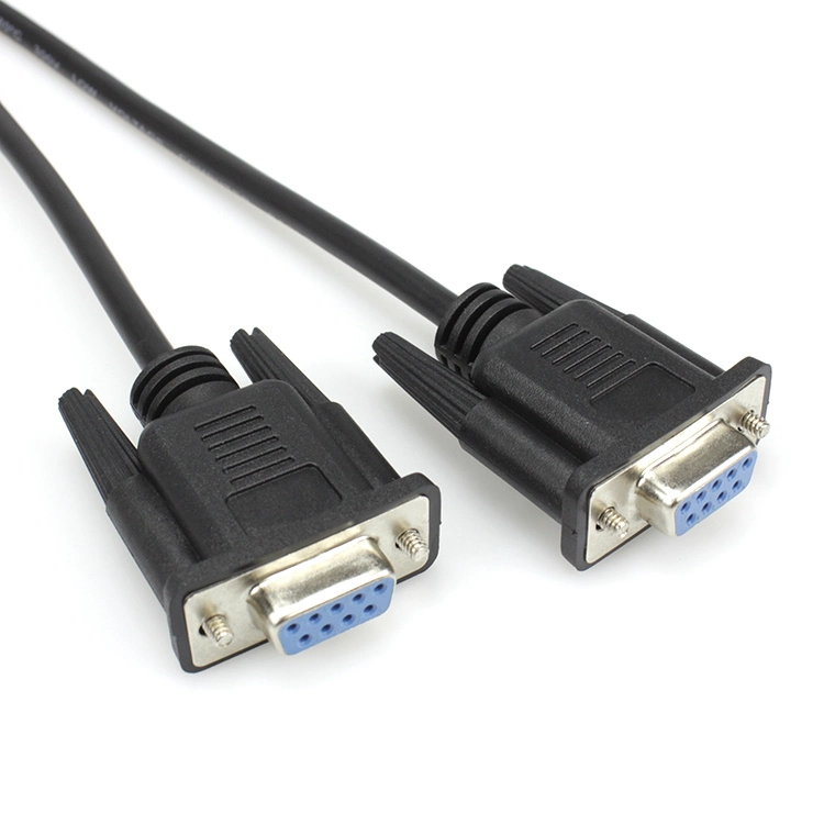 1m D-SUB RS232 dB9 9 Pin Serial Female to Female Extension Cable