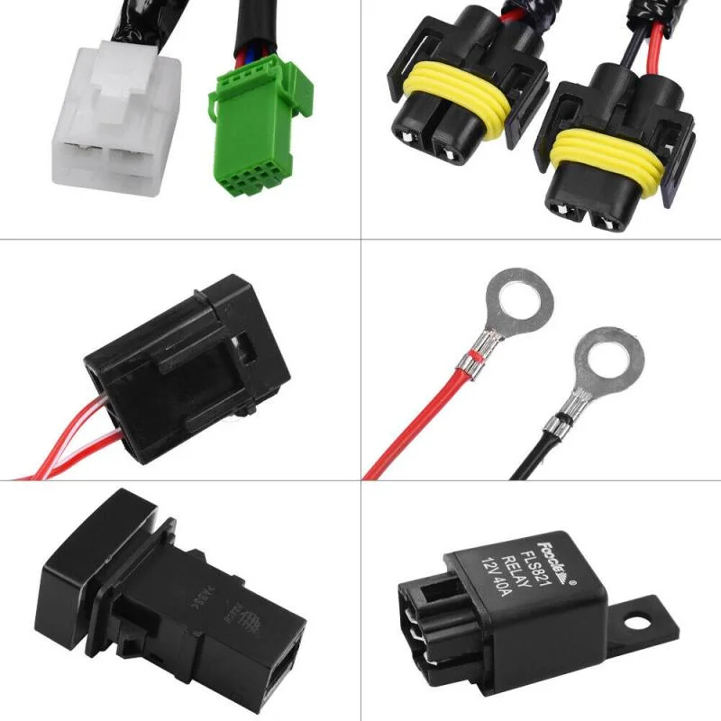 Auto H11 LED Fog Light Wiring Harness Automotive Harness New Energy Harness Energy Storage Harness Industrial Harness Medical Harness Consumer Electric Cable