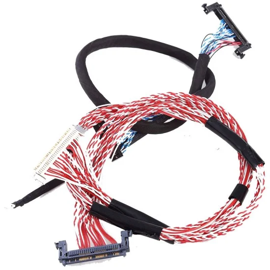 Custom Female to Male Wire Harness Cable Assembly for Battery